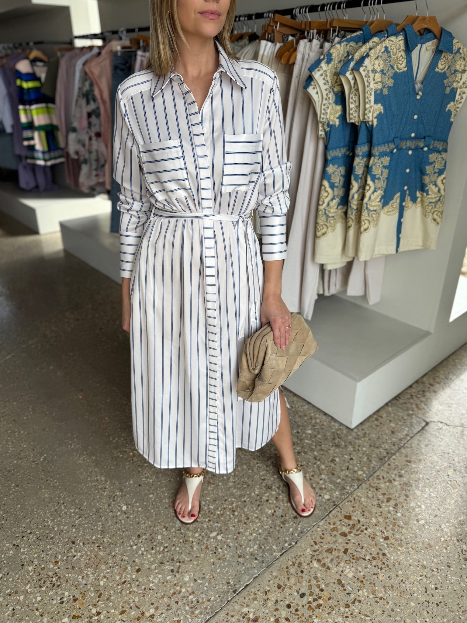 Ivory Seaside Miriam Dress - Amor Lafayette