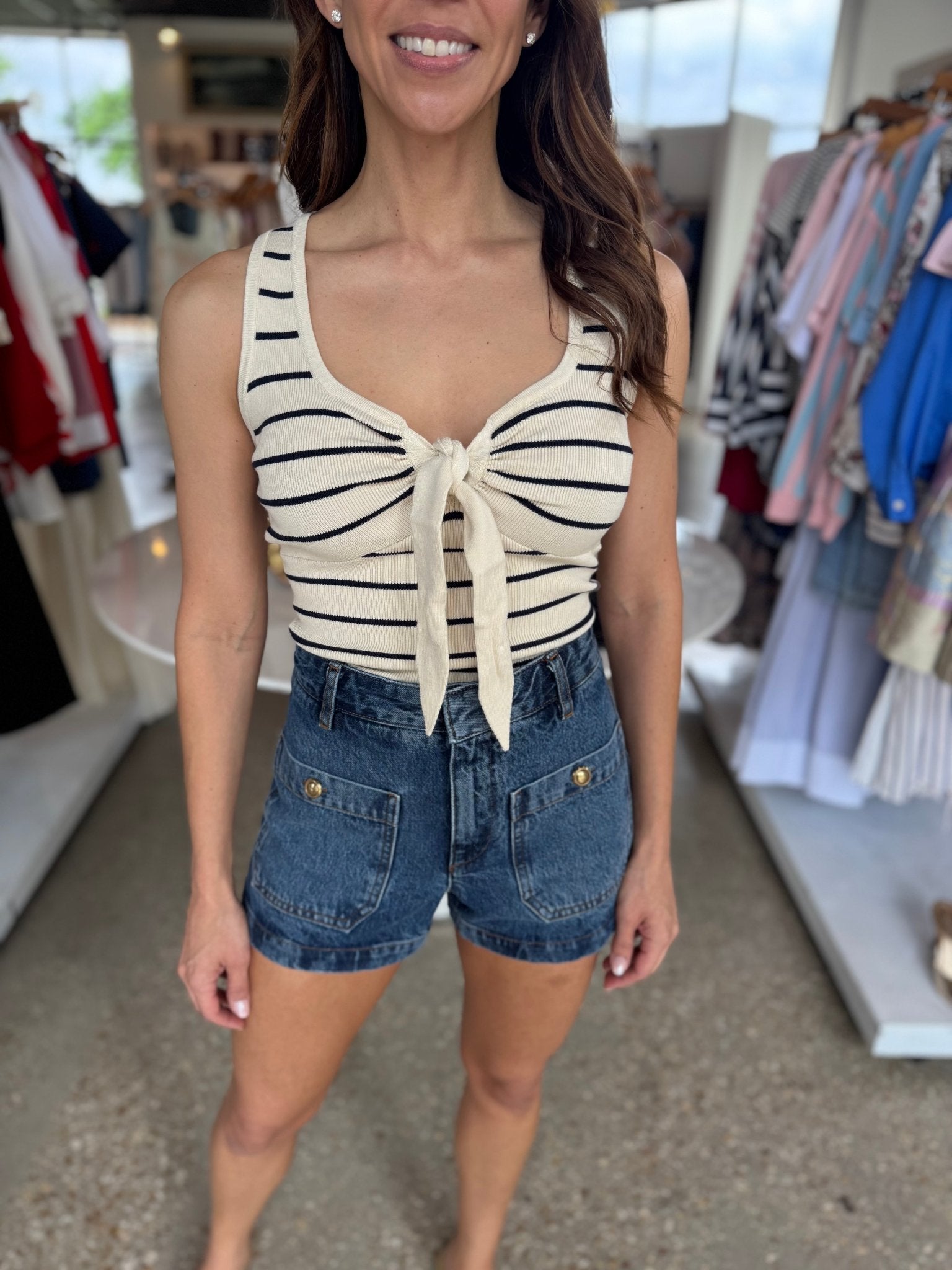 Ivory Tiffy Top - Amor Lafayette