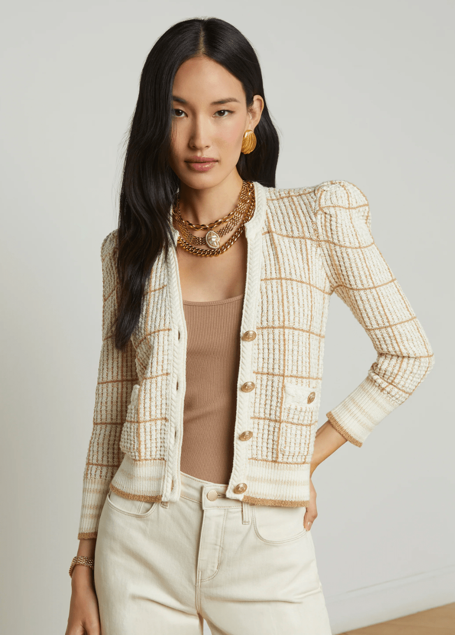 Ivory/Cappuccino Jenni Cardi - Amor Lafayette