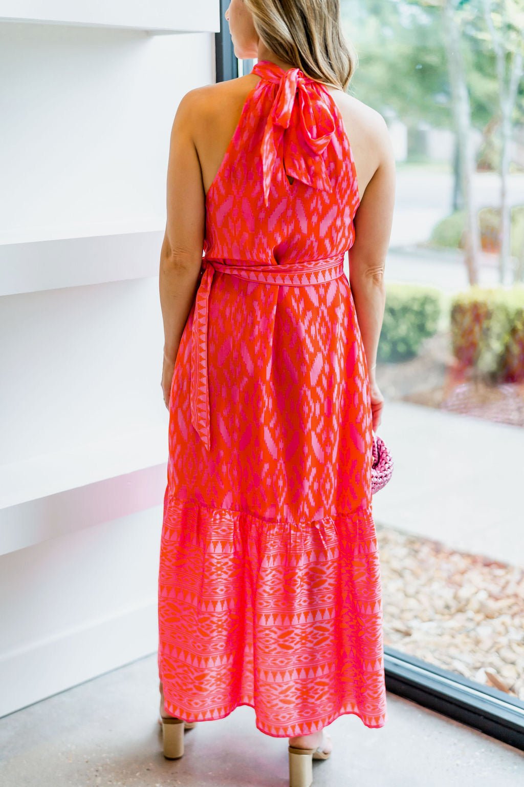 Jaipur Ikat Print Janice Ankle Dress - Amor Lafayette