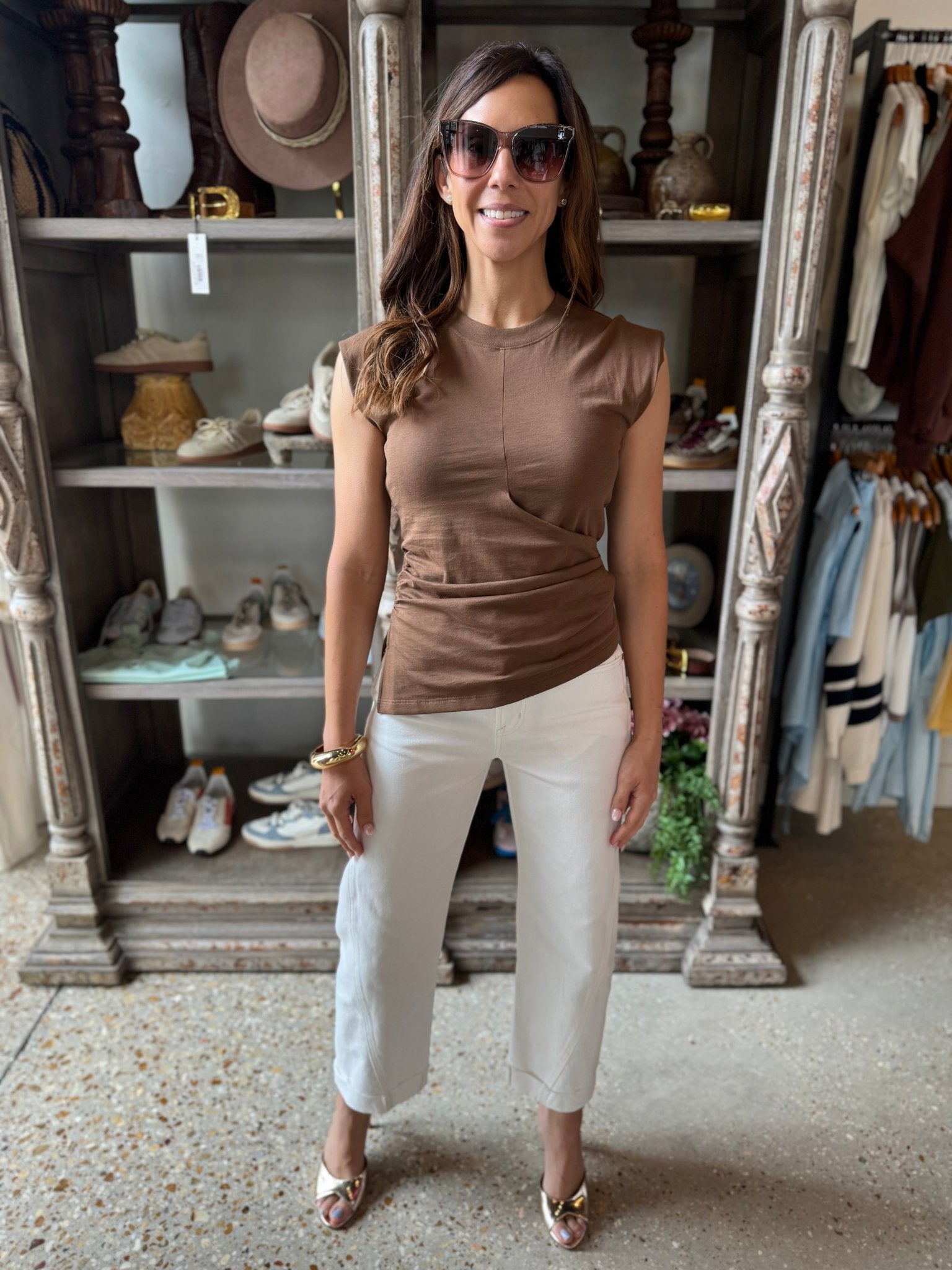 Java Nya Draped Tee - Amor Lafayette