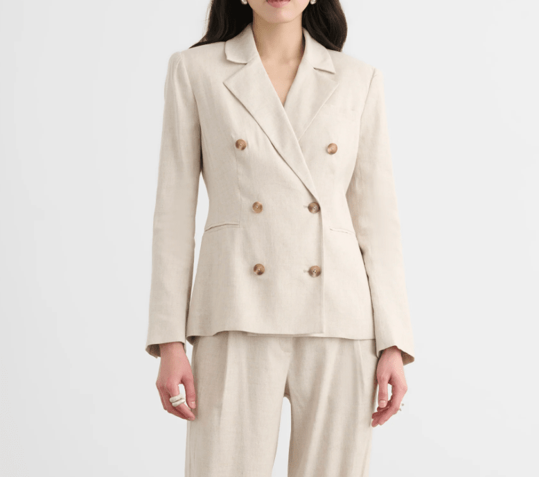 JAZMIN DOUBLE BREASTED BLAZER - Amor Lafayette