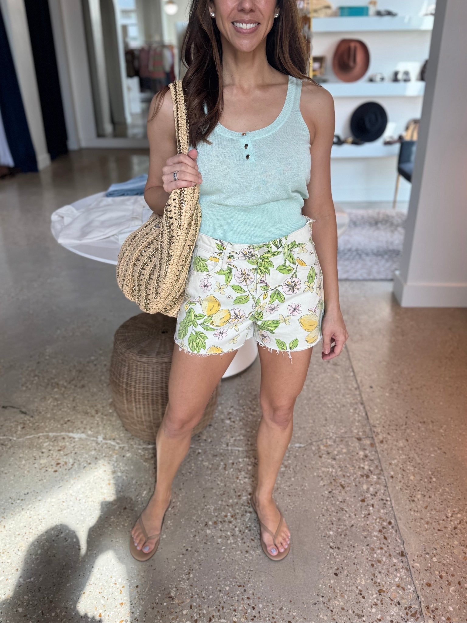 Jelly Mint Zaya Knit Tank - Amor Lafayette