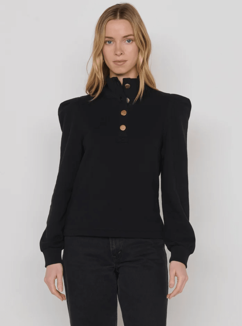 Jet Black Jessie Sweatshirt - Amor Lafayette