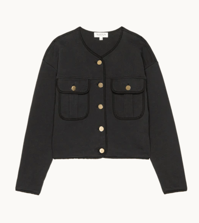 Jet Black Jordi Jacket - Amor Lafayette