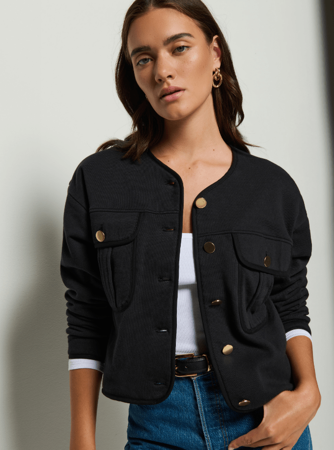 Jet Black Jordi Jacket - Amor Lafayette