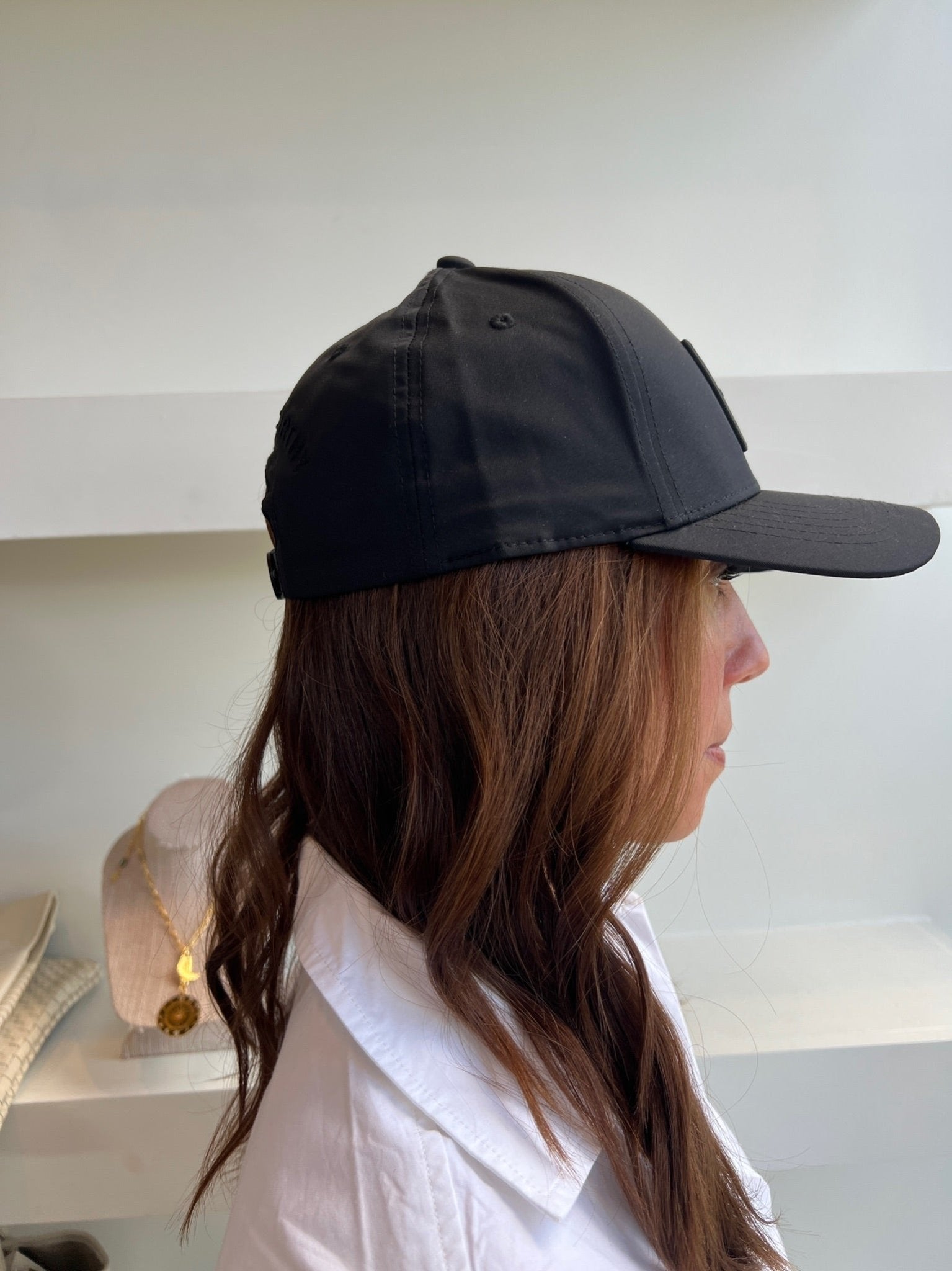 Jet Black Logo Hat - Amor Lafayette