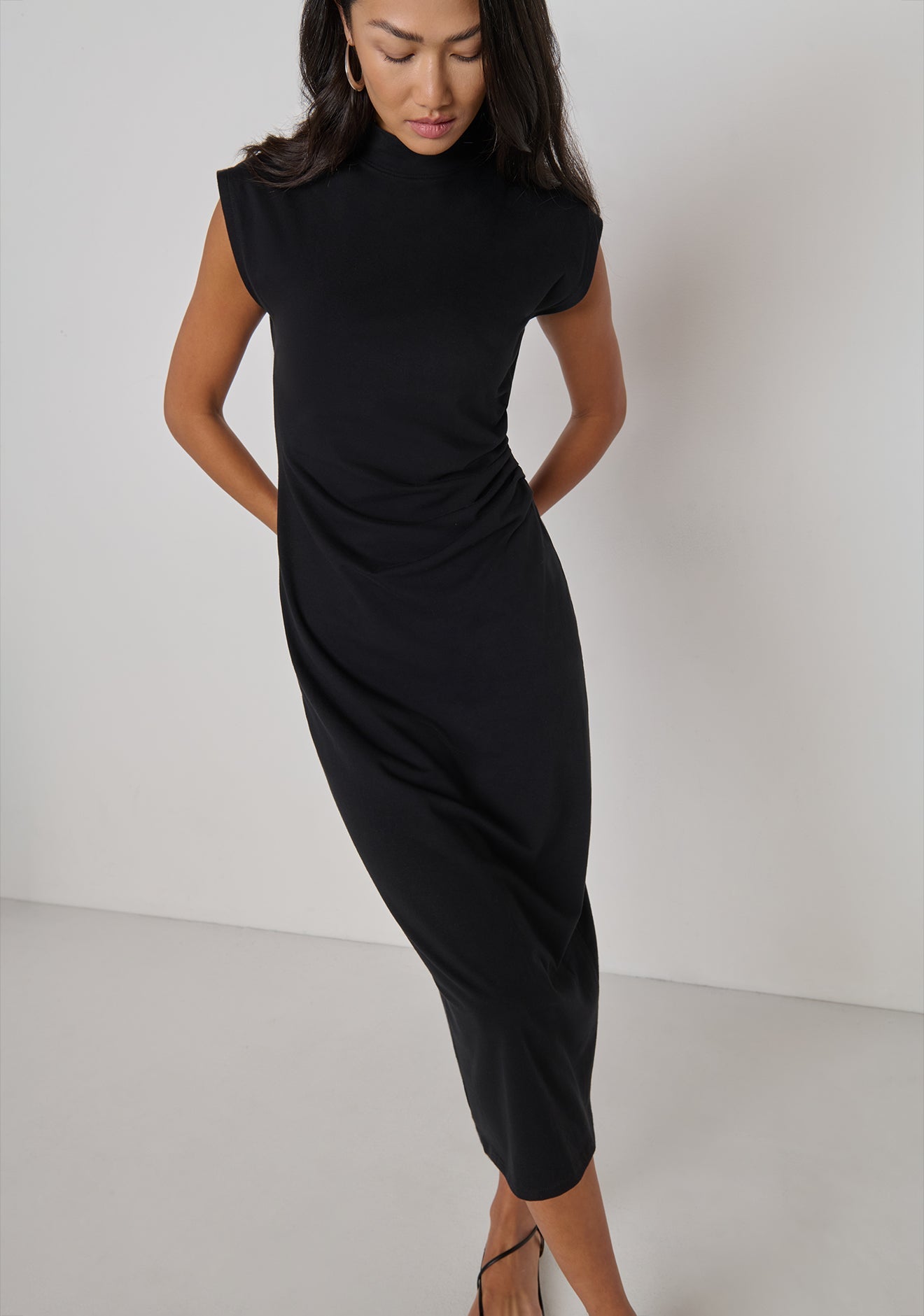 Jet Black Marceline Dress - Amor Lafayette