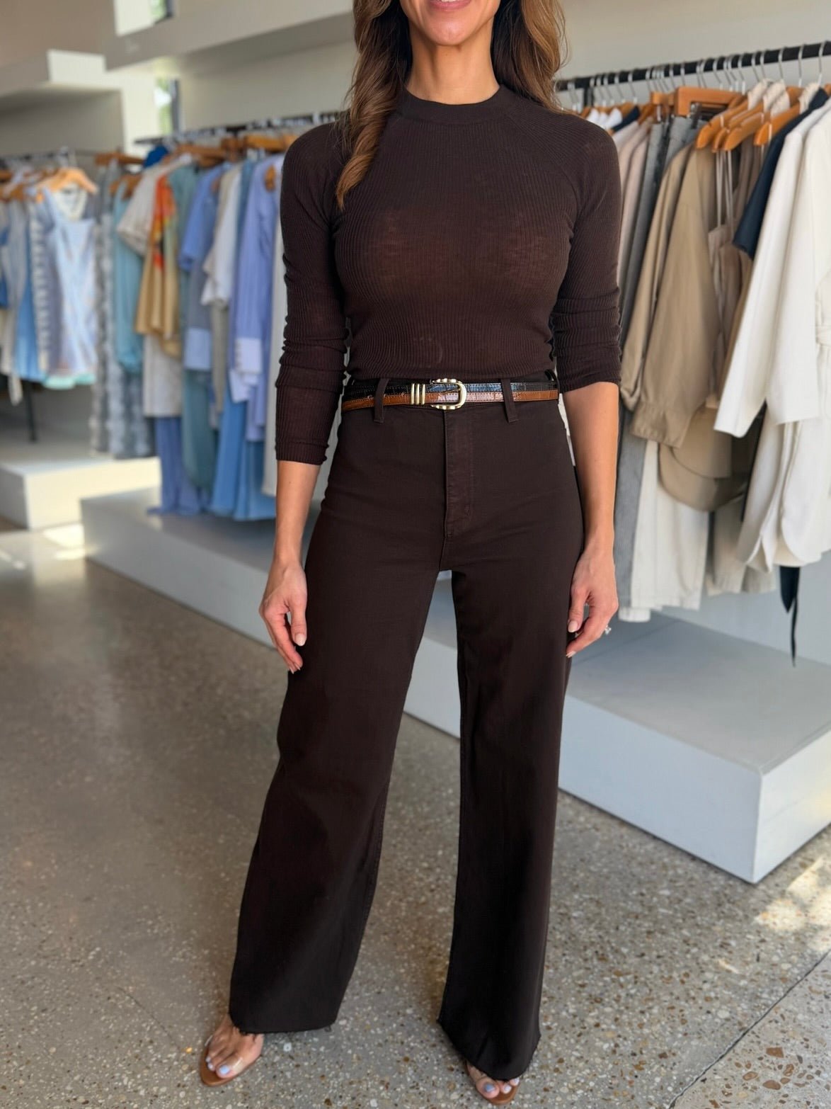 JUNO FEATHER WEIGHT SWEATER - Amor Lafayette