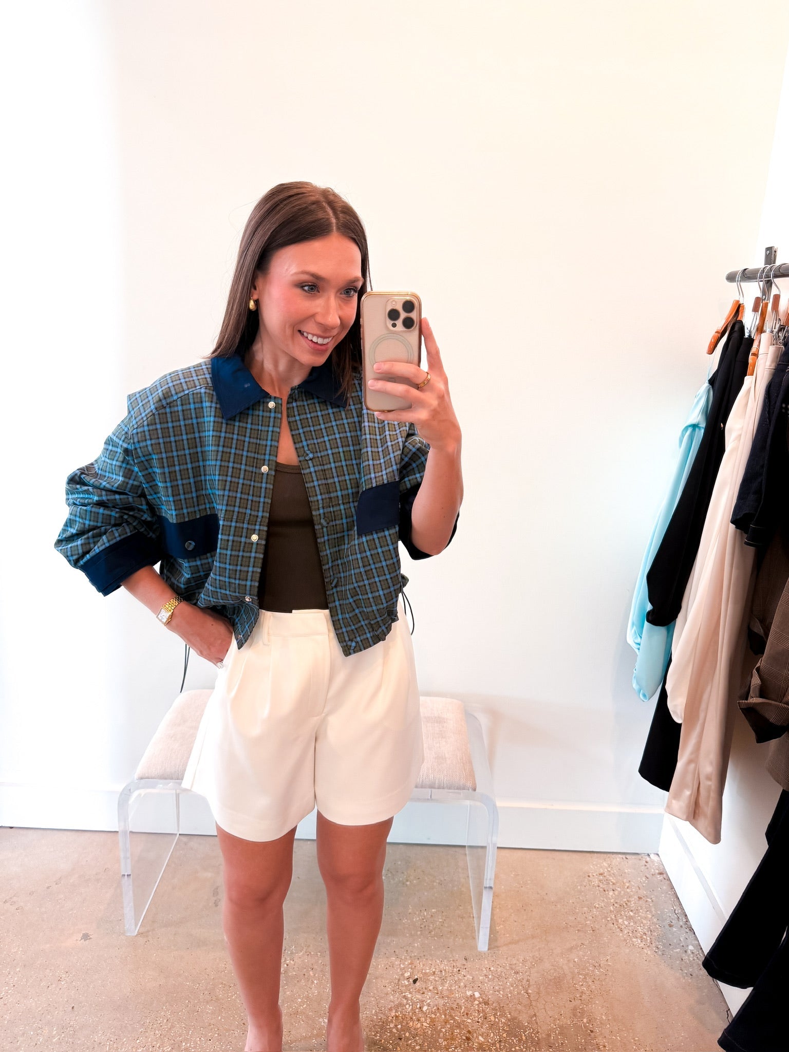Kaki Monica Jacket - Amor Lafayette