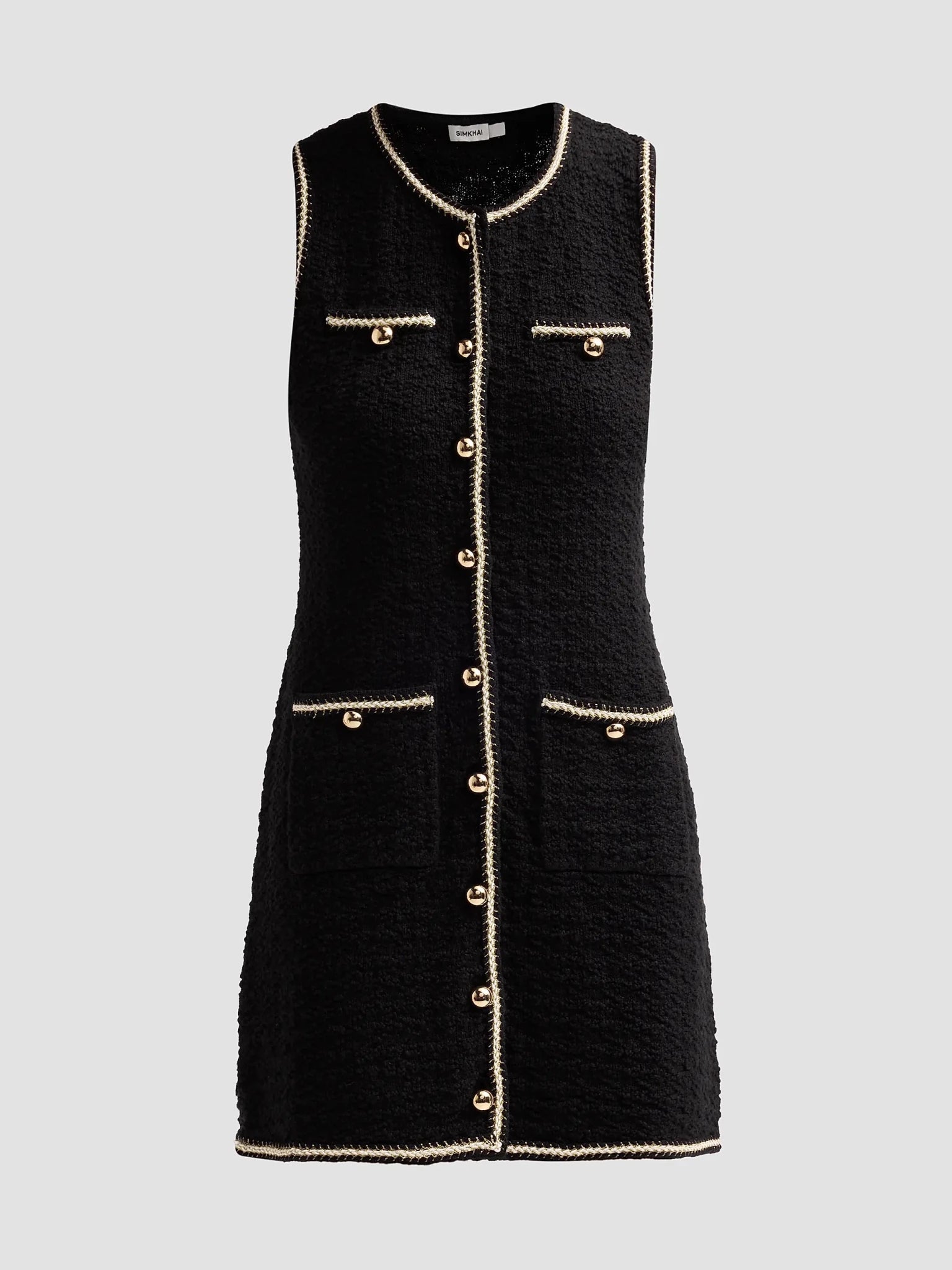 Kerris Button Front Mini Dress - Amor Lafayette