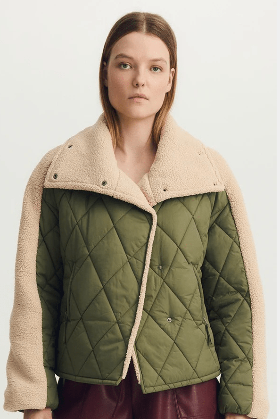 Khaki Cleta Jacket - Amor Lafayette