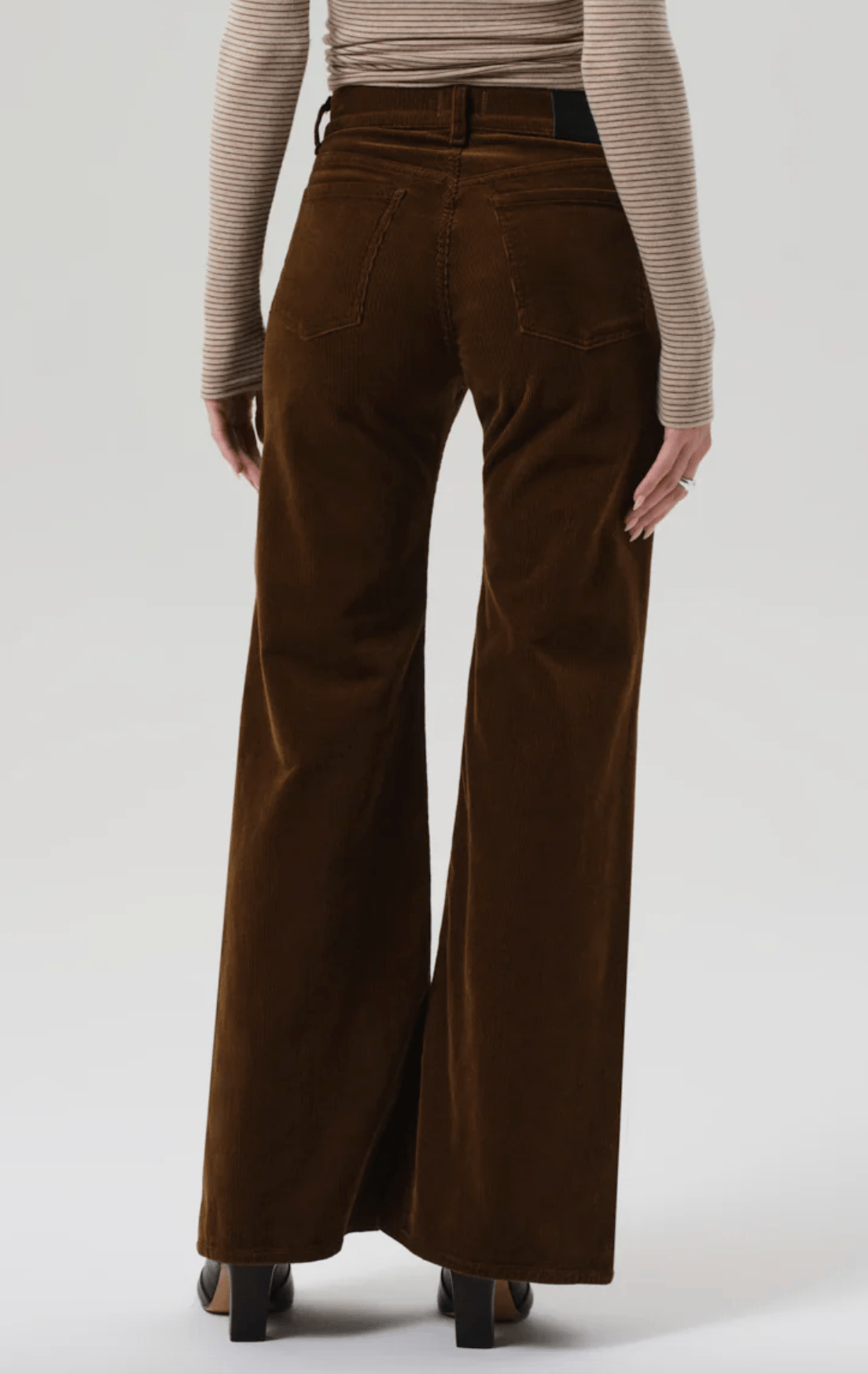 KIMBERLY FLARE WITH HORSEBIT IN CORDUROY - Amor Lafayette