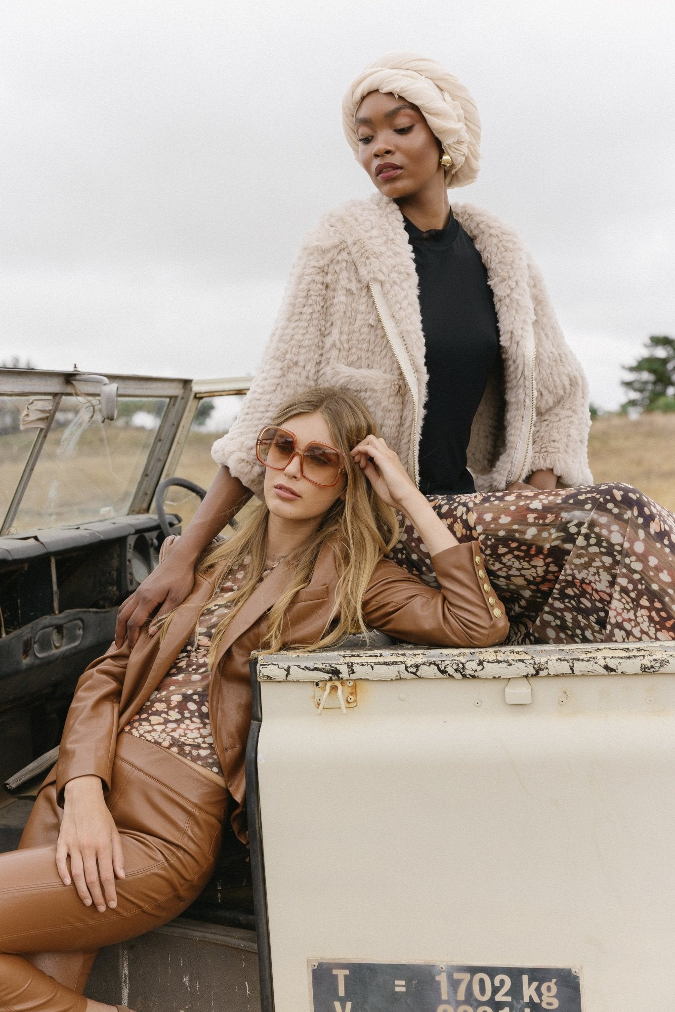 Kindra Jacket in Tobacco Vegan Leather - Amor Lafayette