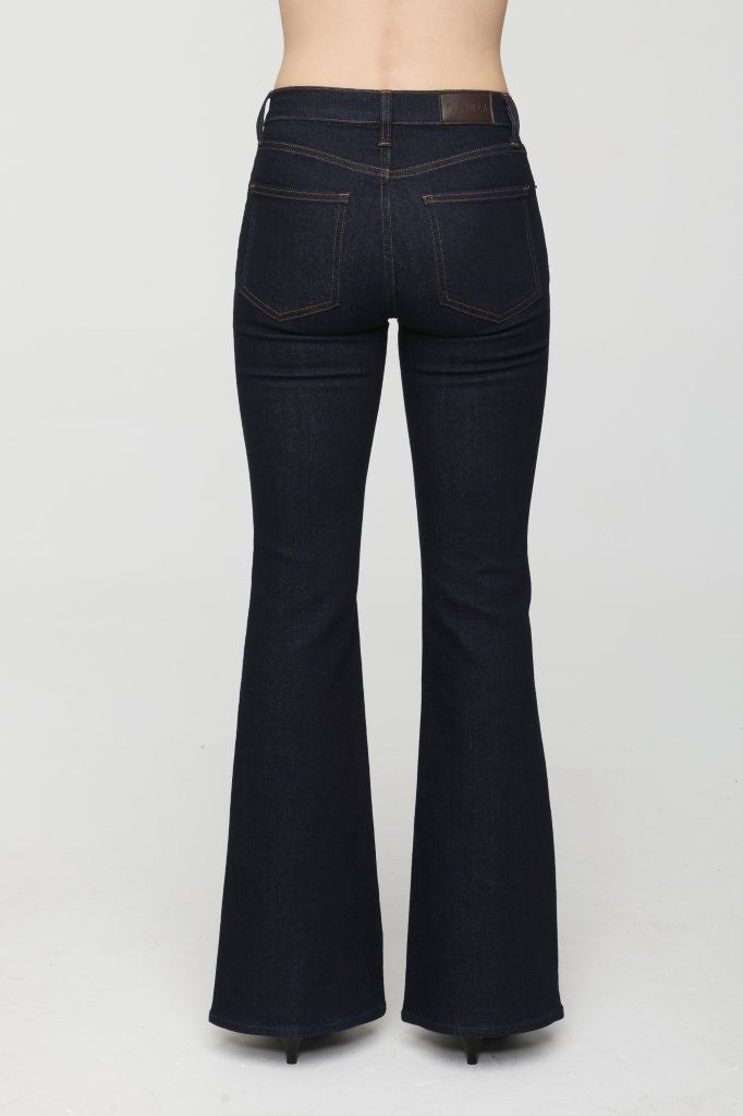 KINSLEY MID RISE ULTRA FLARE in NIGHTFLIGHT - Amor Lafayette