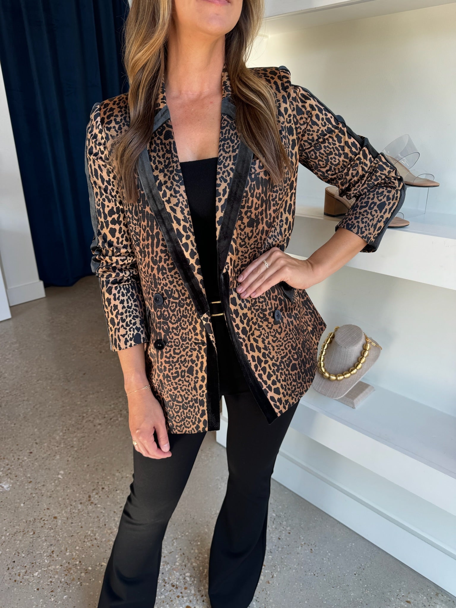 Lady Leopard Bristol Blazer - Amor Lafayette