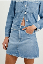 Laurel Denim Skirt - Amor Lafayette