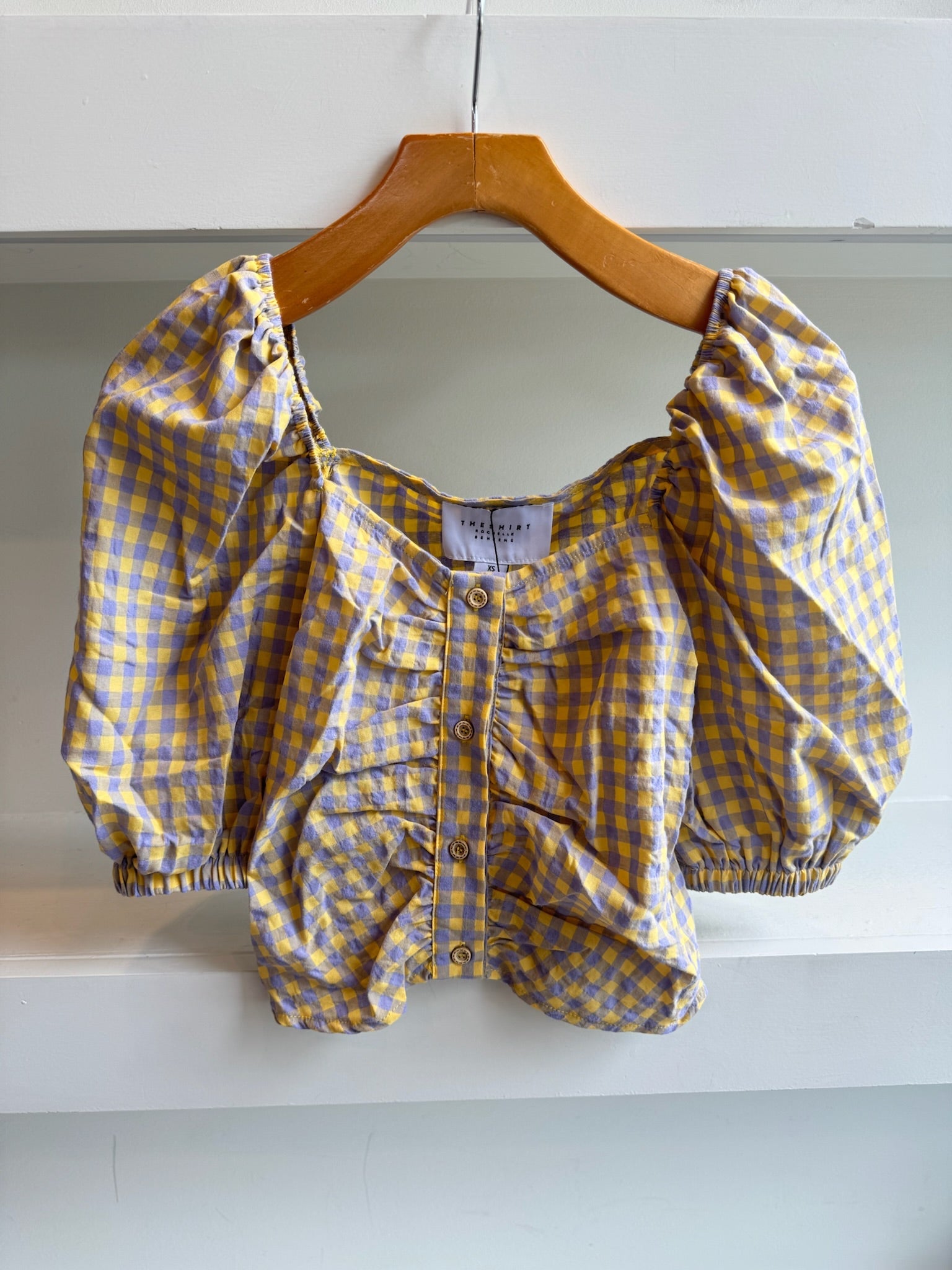 Lavender Check Editor Shirt - Amor Lafayette