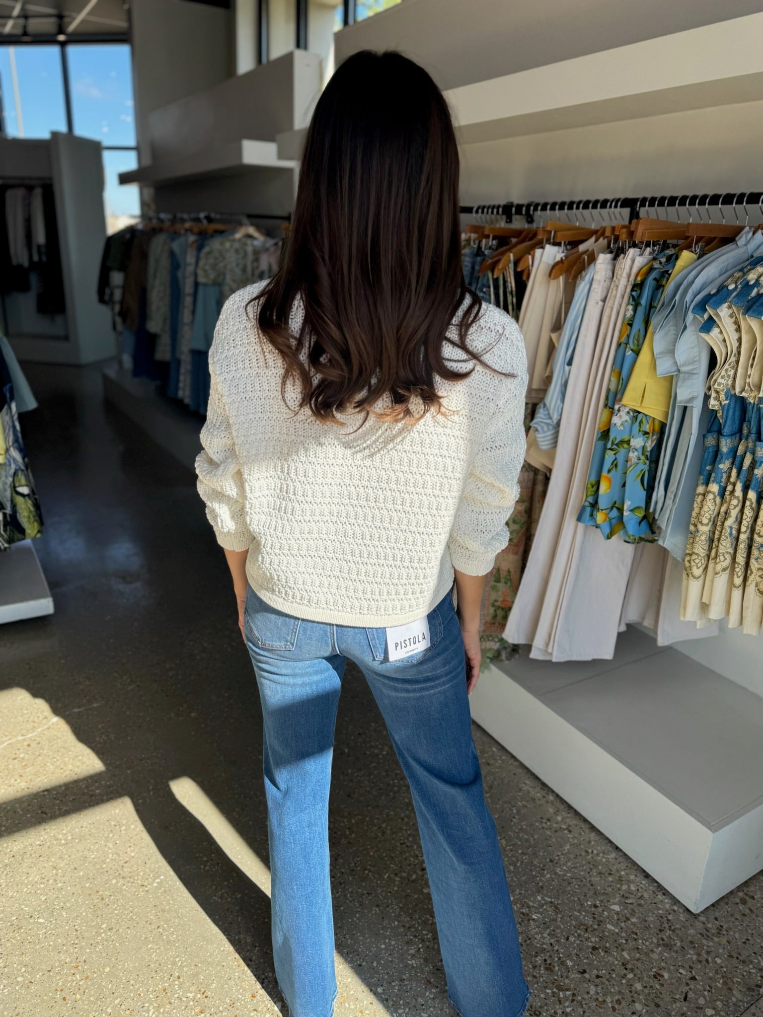 Le Blanc Katya Relaxed Crew Neck Sweater - Amor Lafayette