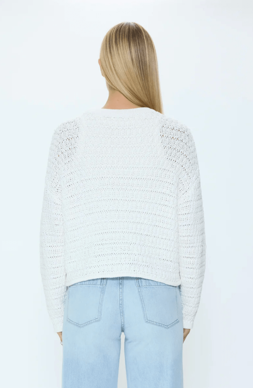 Le Blanc Katya Relaxed Crew Neck Sweater - Amor Lafayette