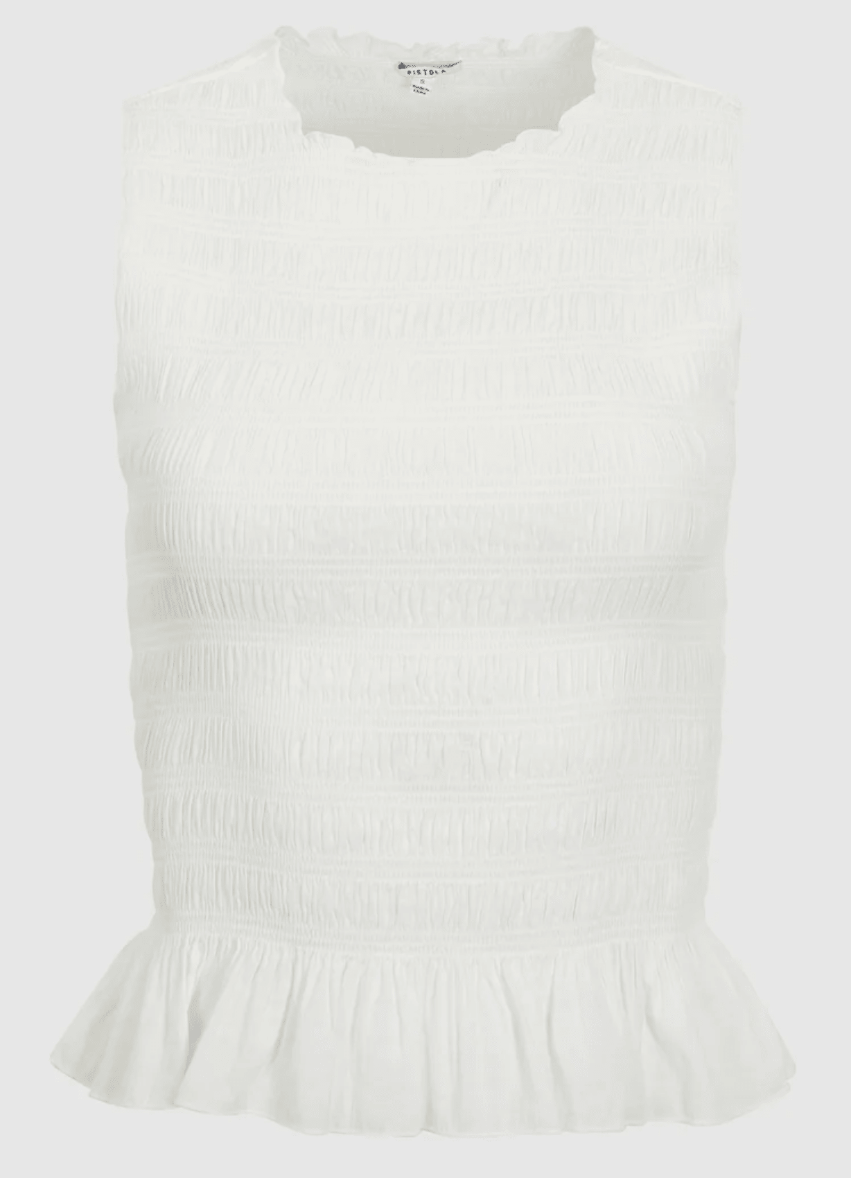 Le Blanc Phoebe Smocked Tank - Amor Lafayette