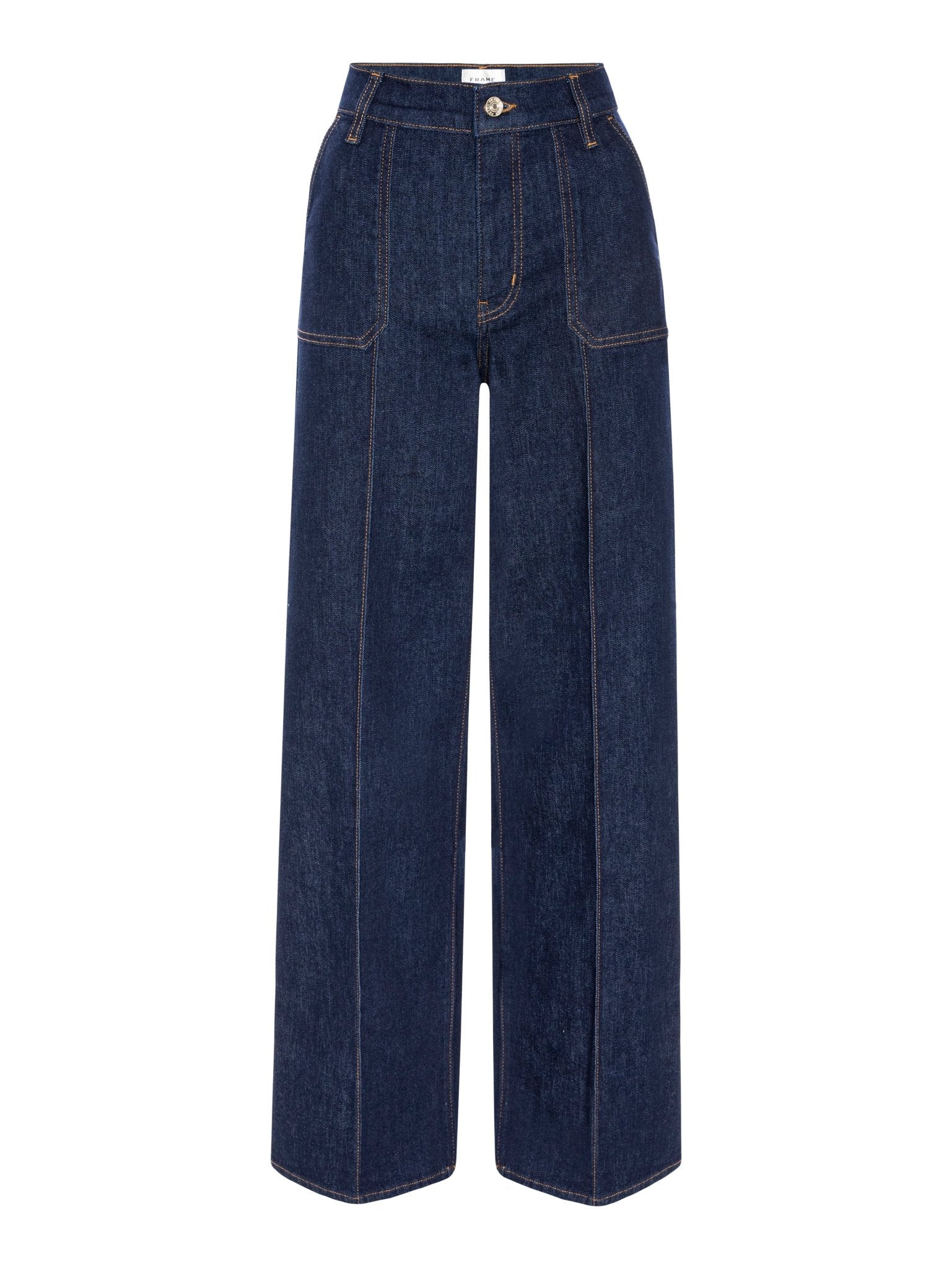 LE SLIM PALAZZO PINTUCK POCKET in Rinse - Amor Lafayette