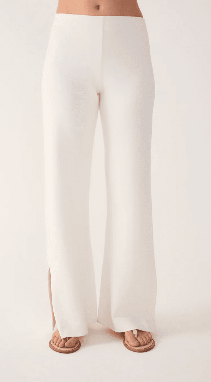 Leaf Embroidered Tunic & Pant Set - Amor Lafayette