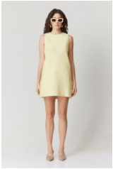 Lemon Lucille Mini Shift Dress - Amor Lafayette