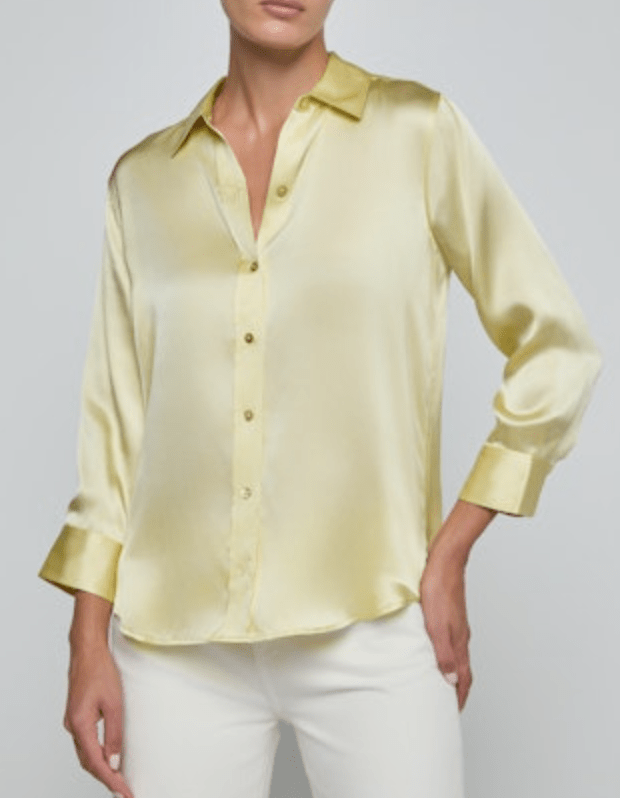 Lemon Sorbet Dani 3/4 Blouse - Amor Lafayette