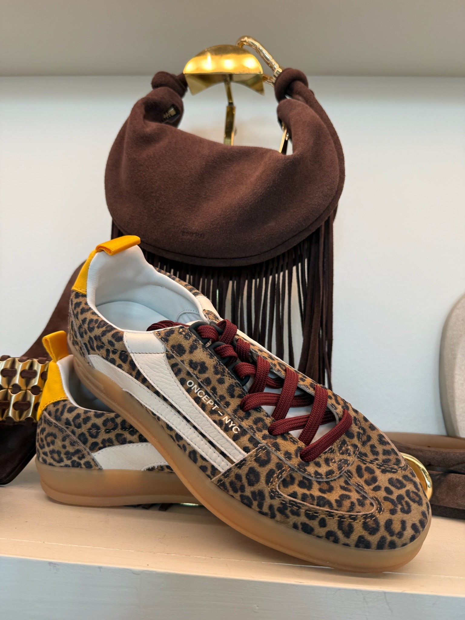 Leopard Fez Sneaker - Amor Lafayette