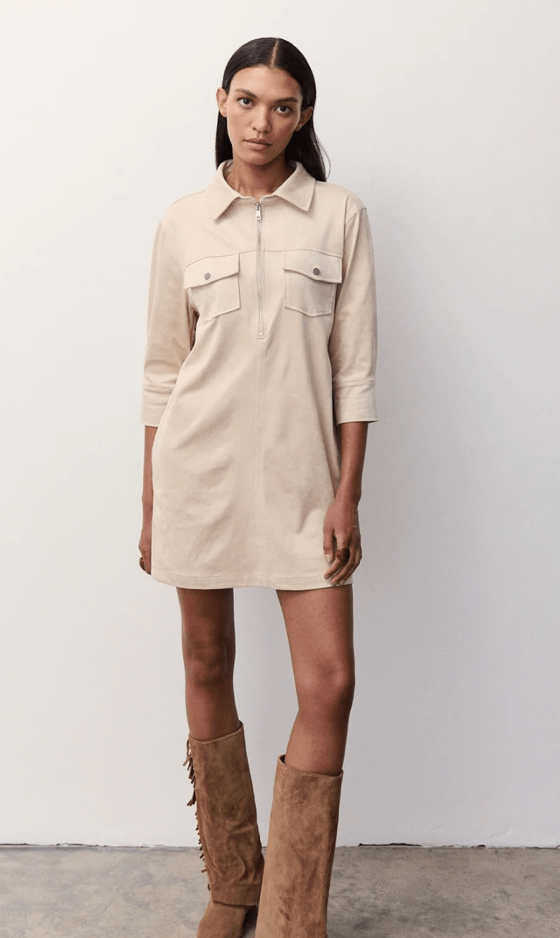 Light Beige Kathlyn Dress - Amor Lafayette