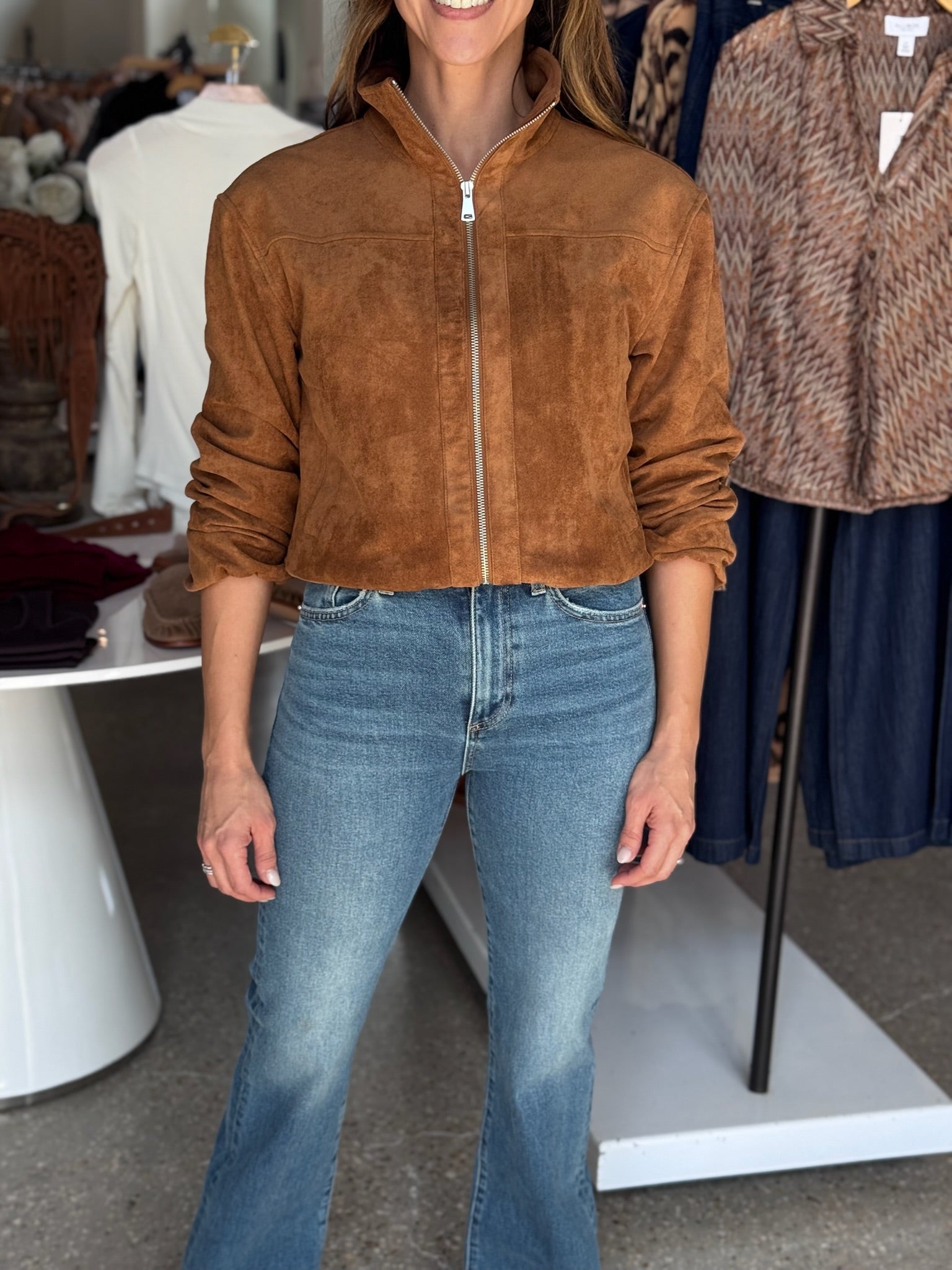 Light Chestnut Aude Jacket - Amor Lafayette