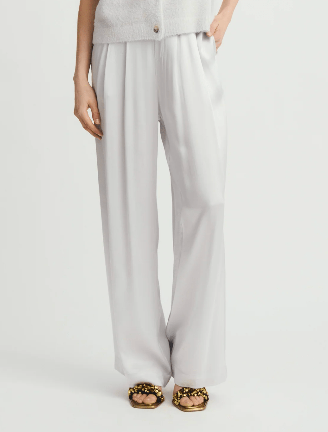 Light Grey Eileen Pant - Amor Lafayette