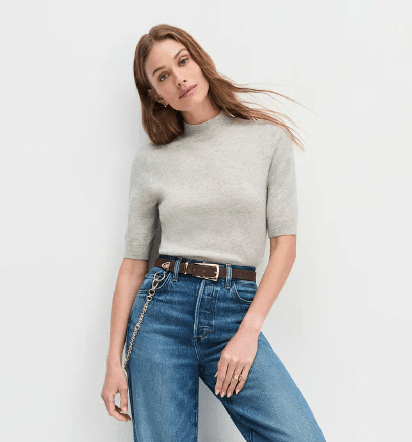 Light Heather Bonnie Top - Amor Lafayette