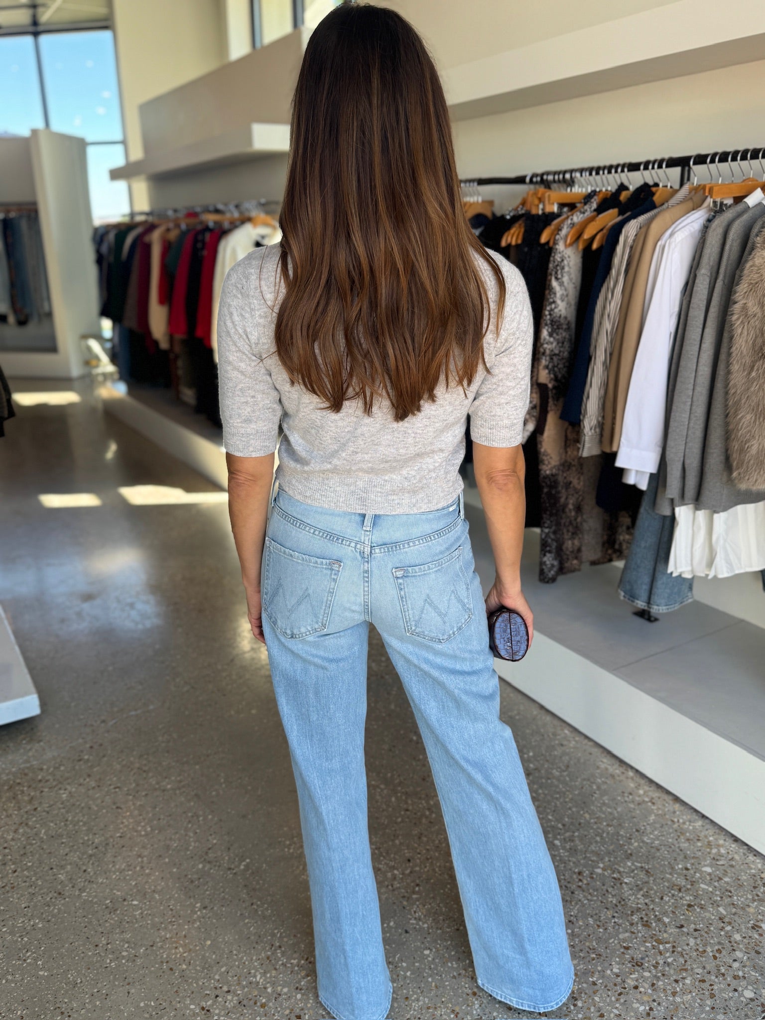 Light Heather Bonnie Top - Amor Lafayette