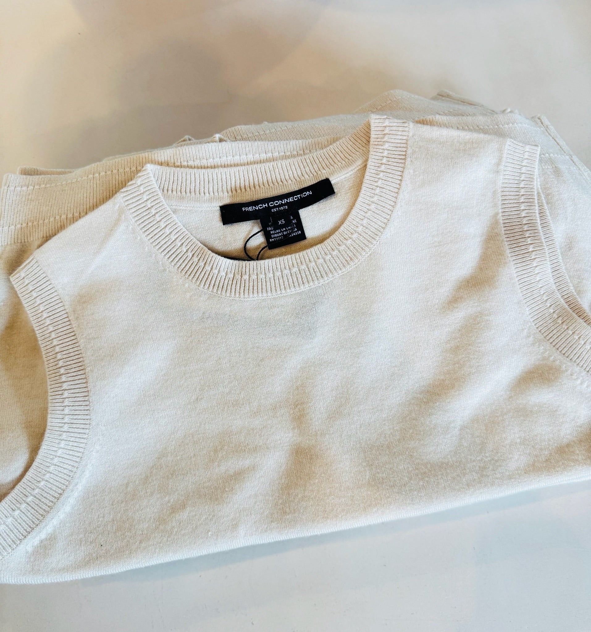 Light Oatmeal Cosysoft Sleevless Vest - Amor Lafayette