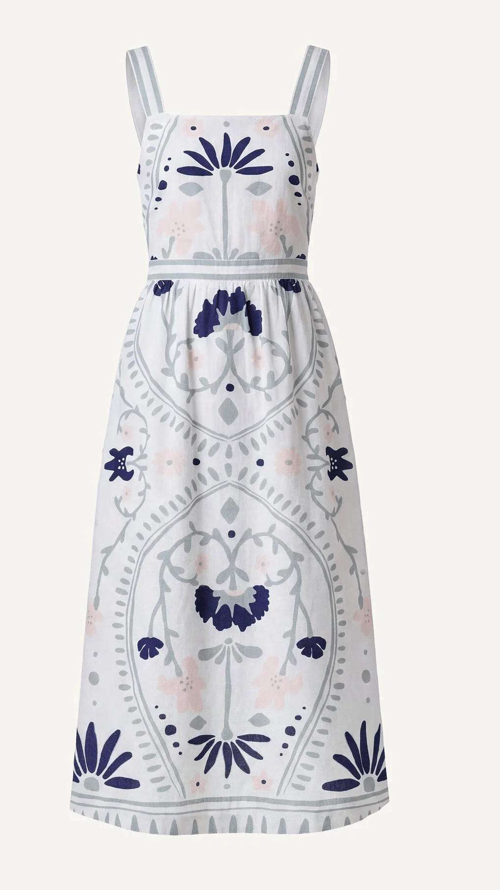 Liliana Blue Surf Carmen Midi Dress - Amor Lafayette