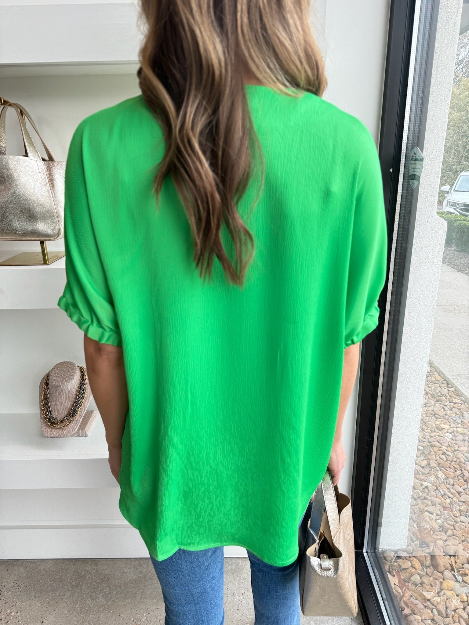 Lime Betsy Top - Amor Lafayette