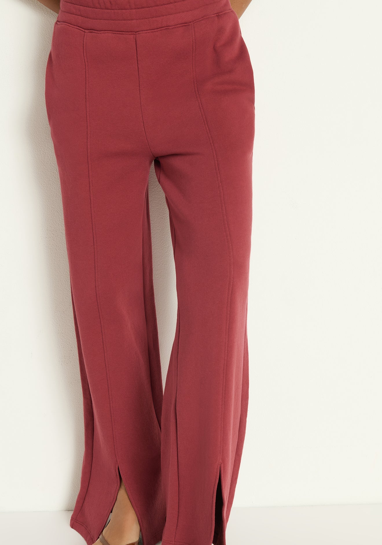 Lincoln Front Slit Knit Pant - Amor Lafayette