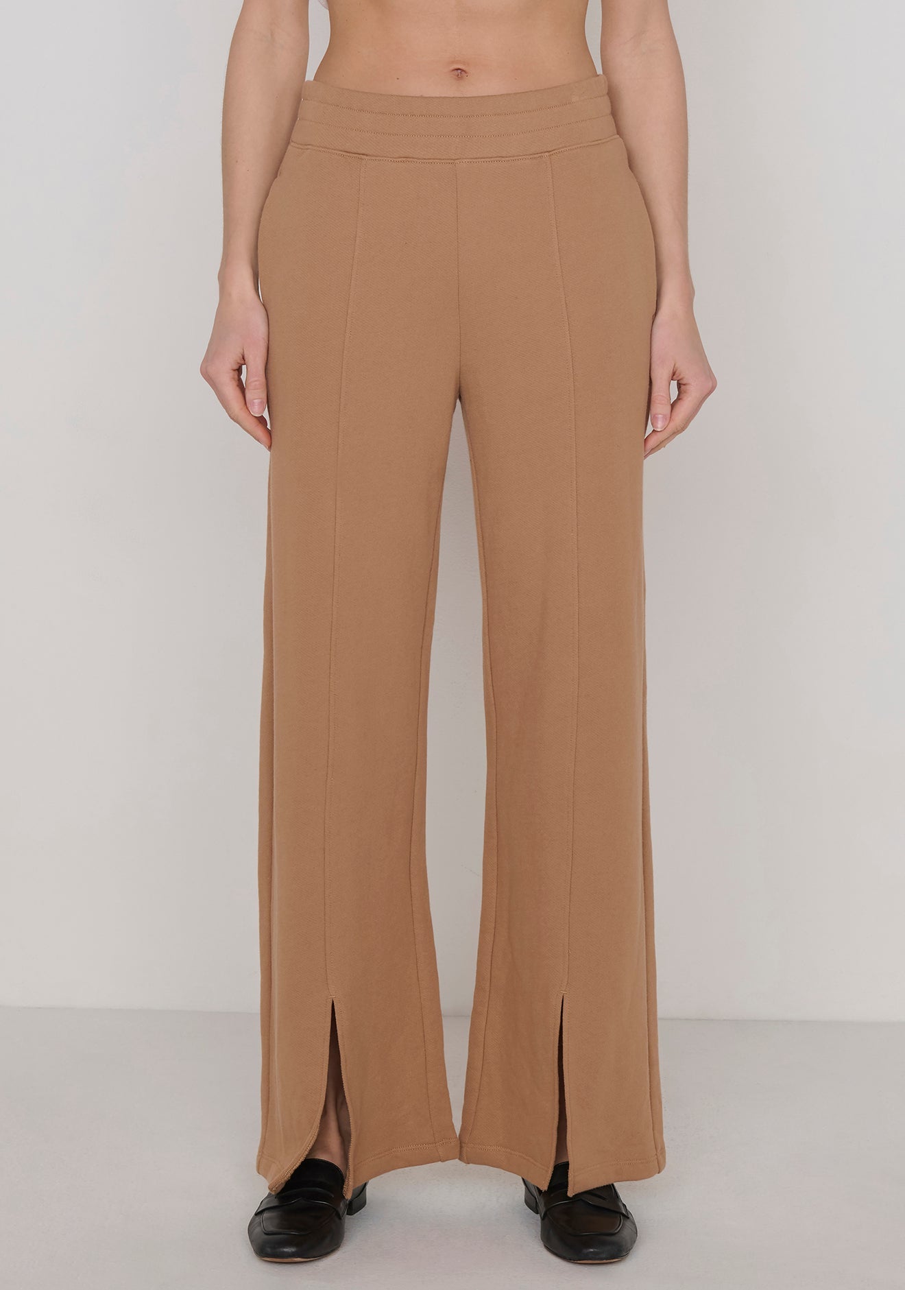 Lincoln Front Slit Knit Pant - Amor Lafayette