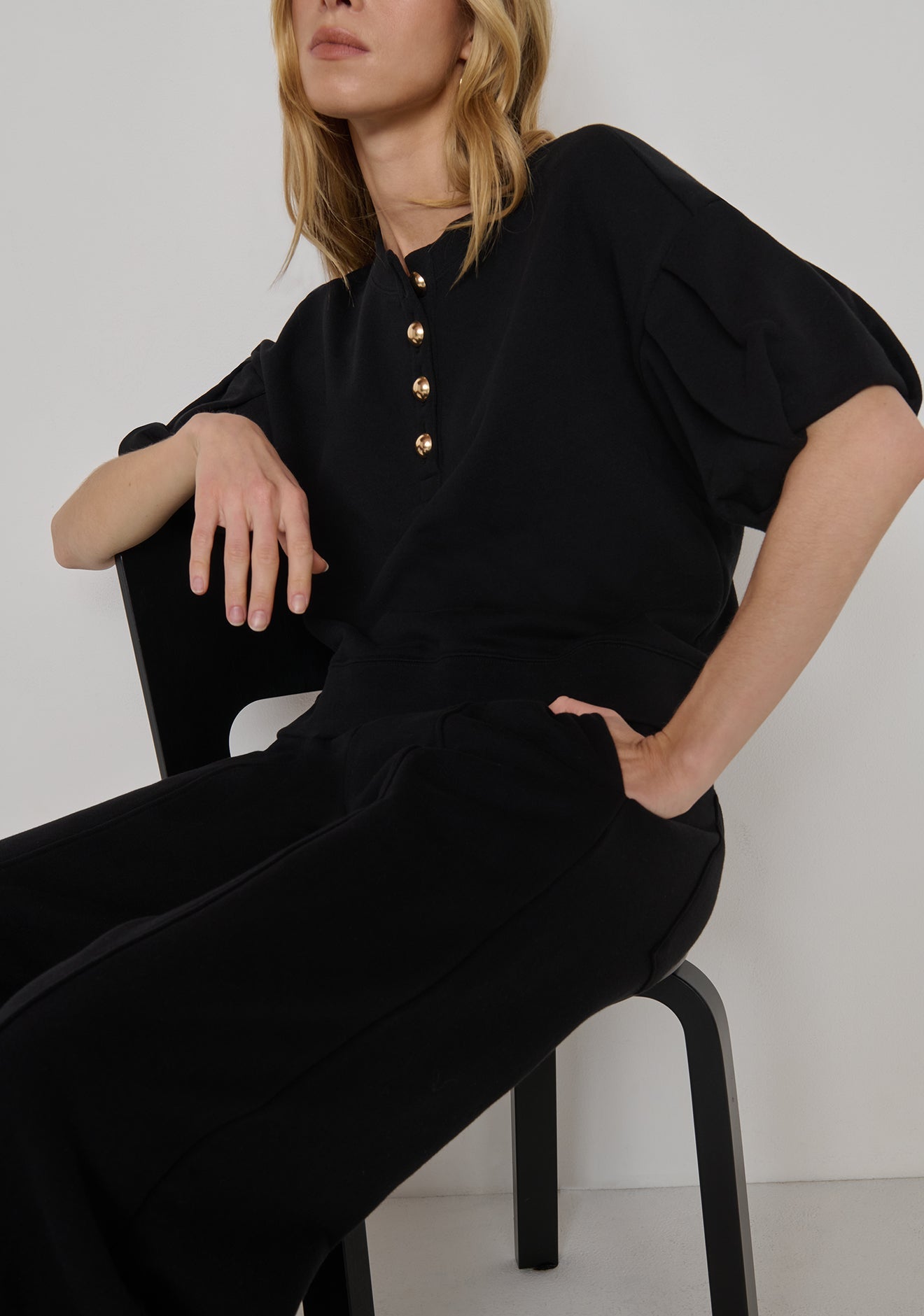 Lincoln Front Slit Knit Pant - Amor Lafayette