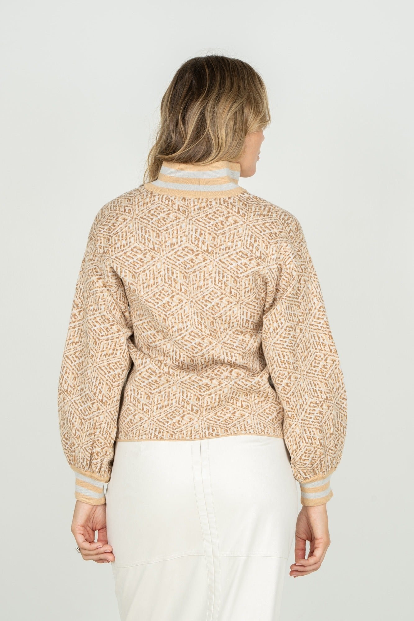 Lolli Sweater - Mosaic Monogram - Amor Lafayette