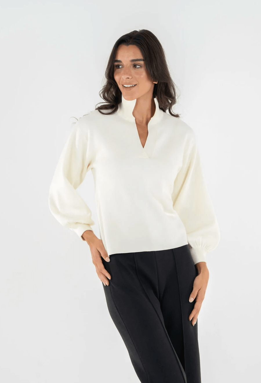 Lolli Sweater- Sandshell Knit