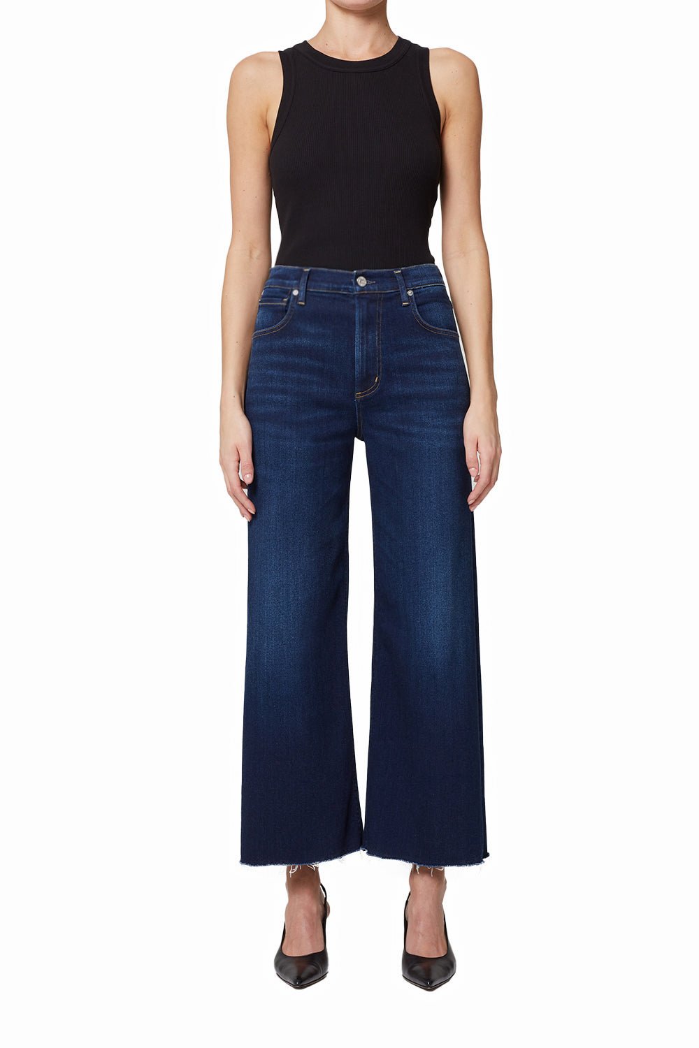 Lotus Lyra Wide Leg Crop Jeans - Amor Lafayette