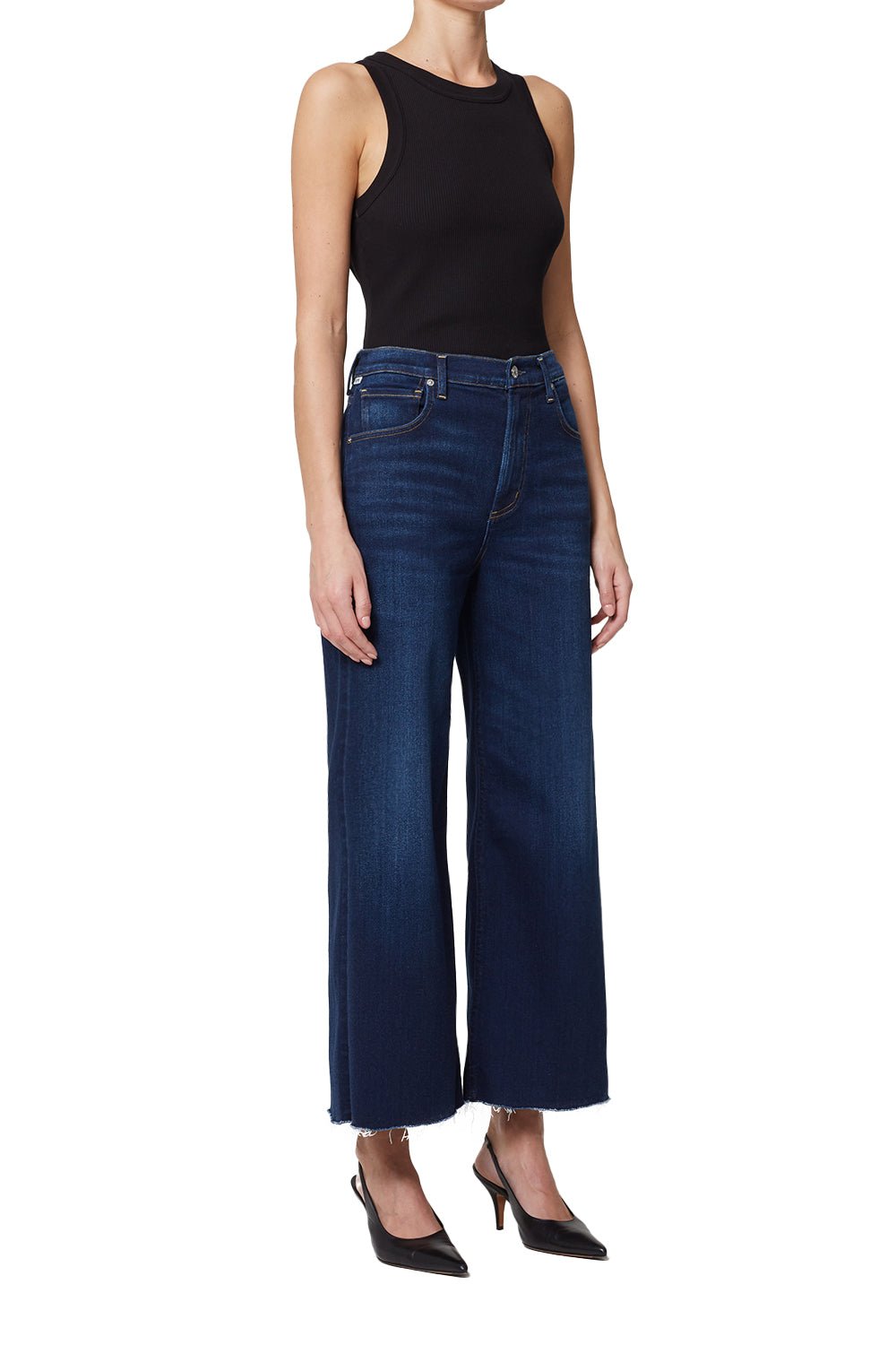 Lotus Lyra Wide Leg Crop Jeans - Amor Lafayette