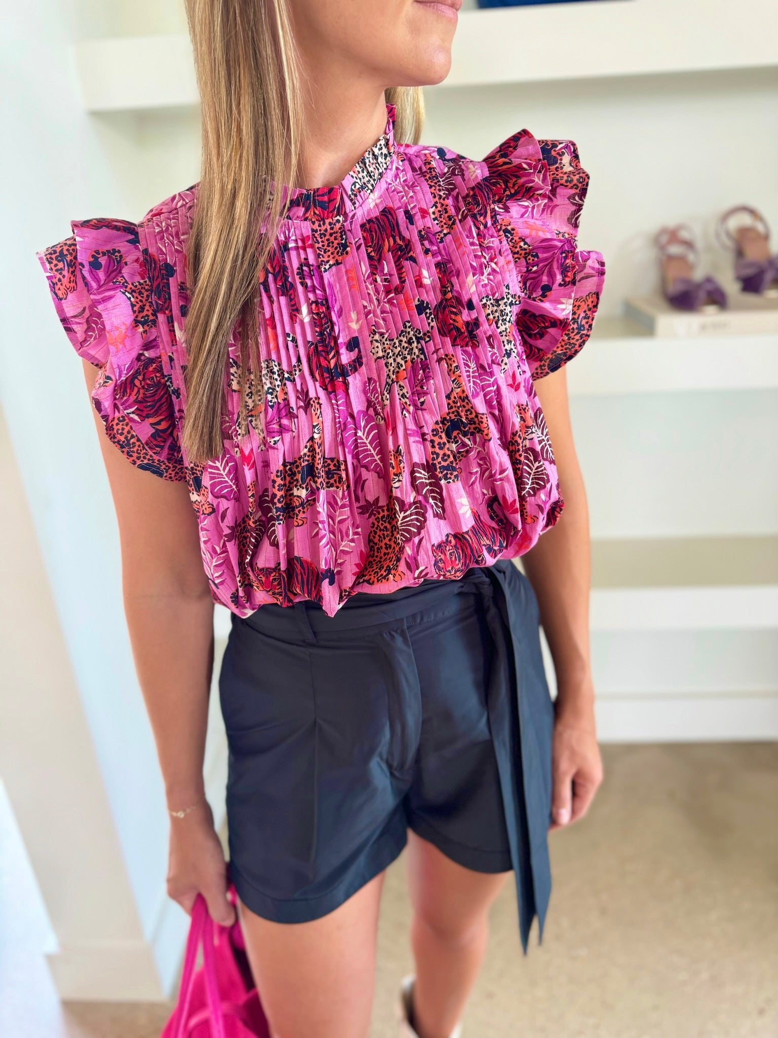 Lovely Lilac When In Doubt Blouse - Amor Lafayette