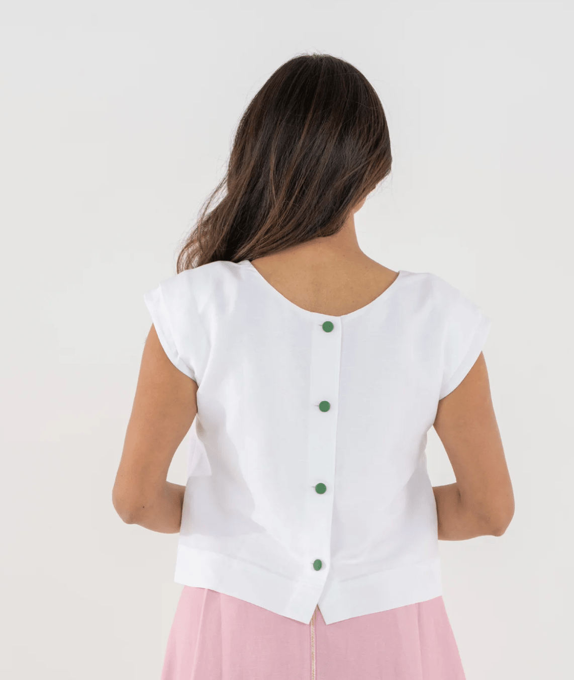 Lucent White Hatti Tank - Amor Lafayette