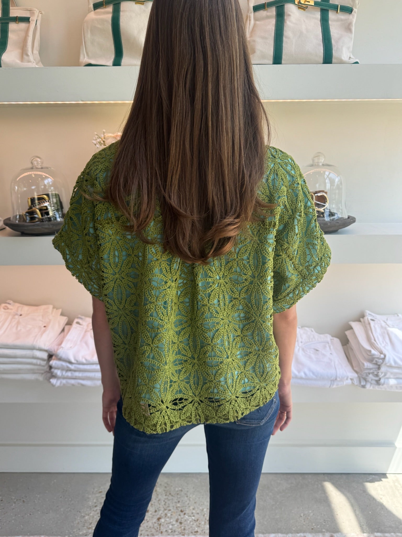 Luna Top In Olive Hour - Amor Lafayette