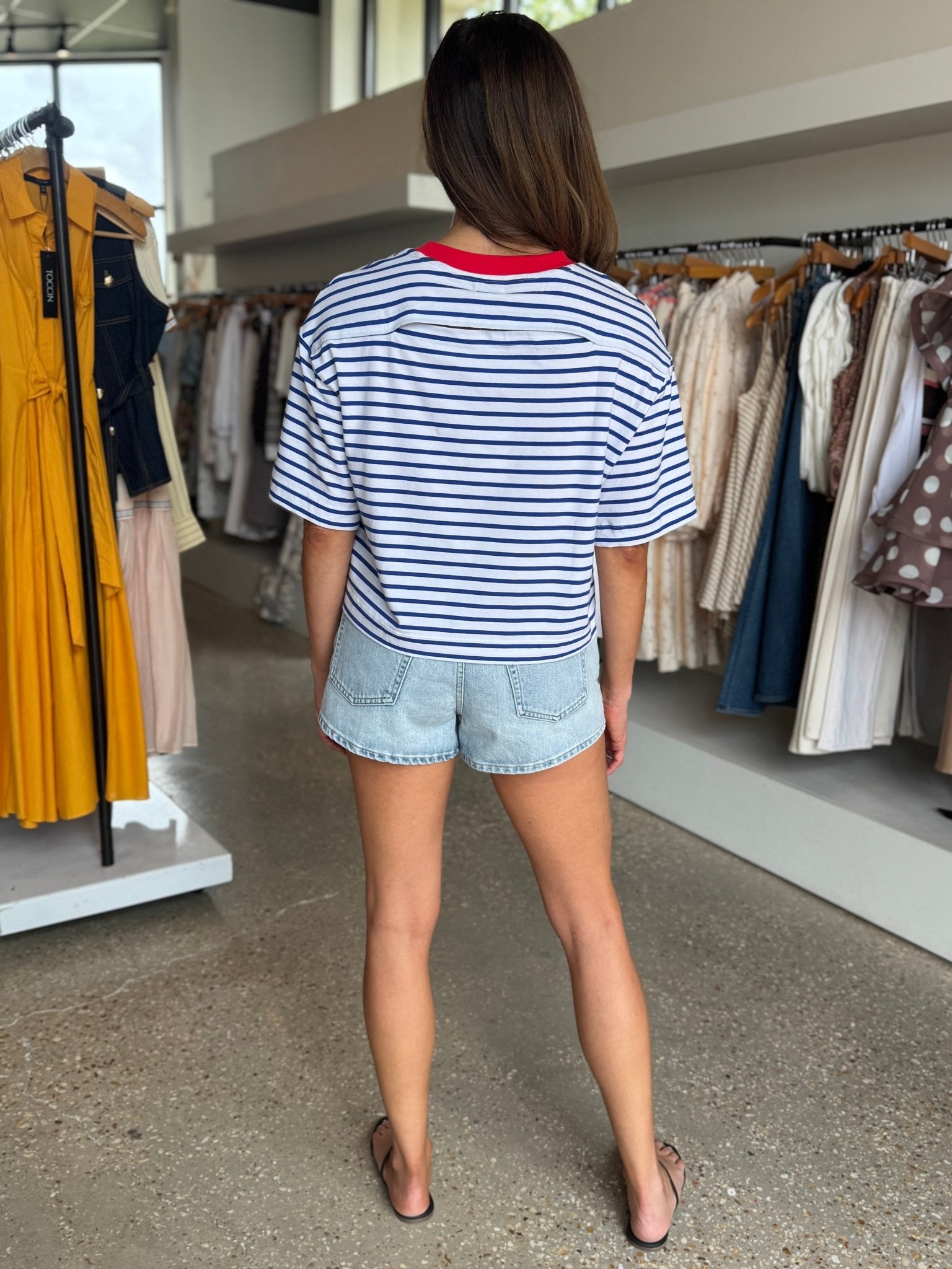 MAE CROPPED TEE - Amor Lafayette