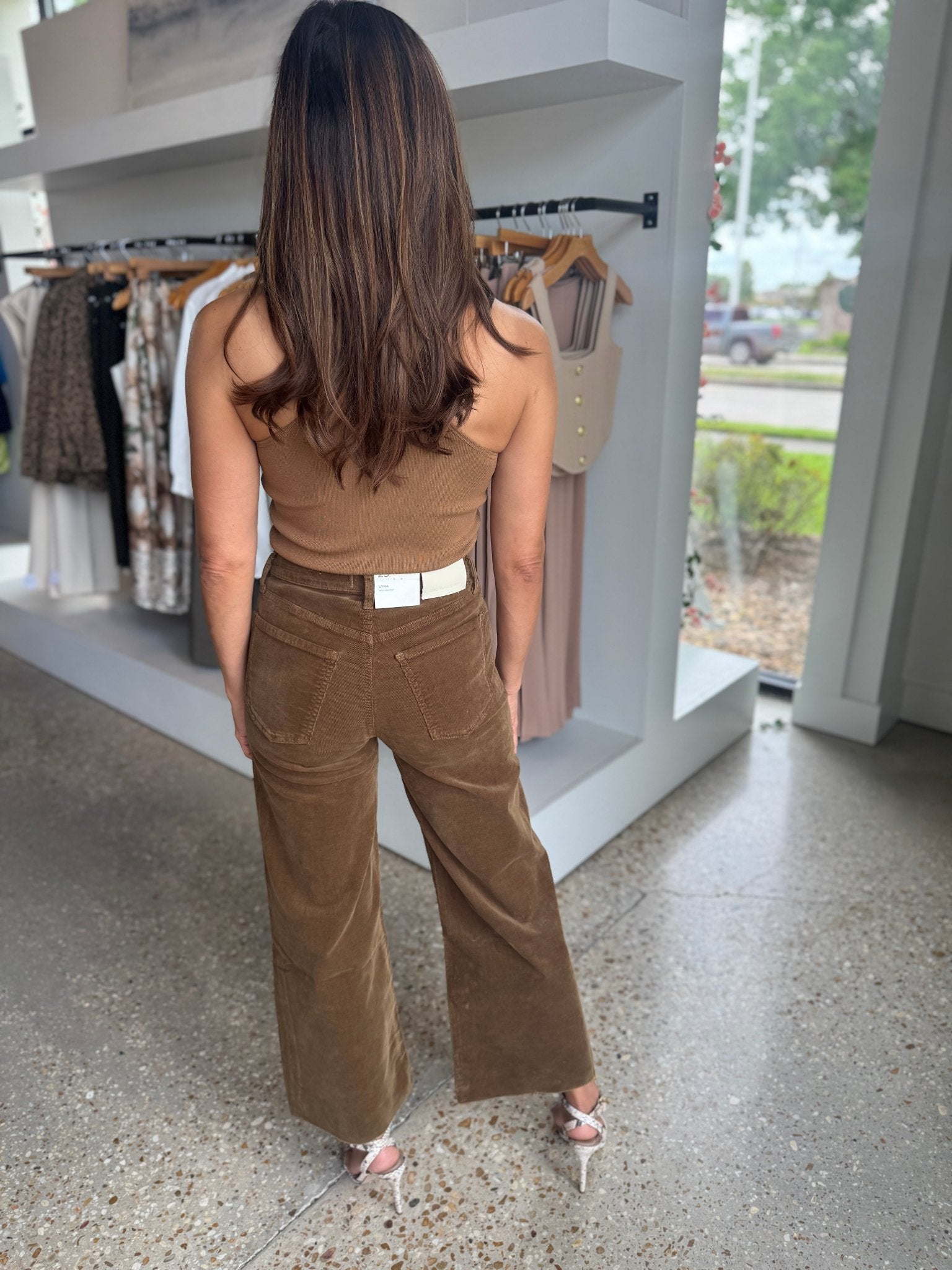 Manuka Lyra Wide Leg Crop Corduroy - Amor Lafayette